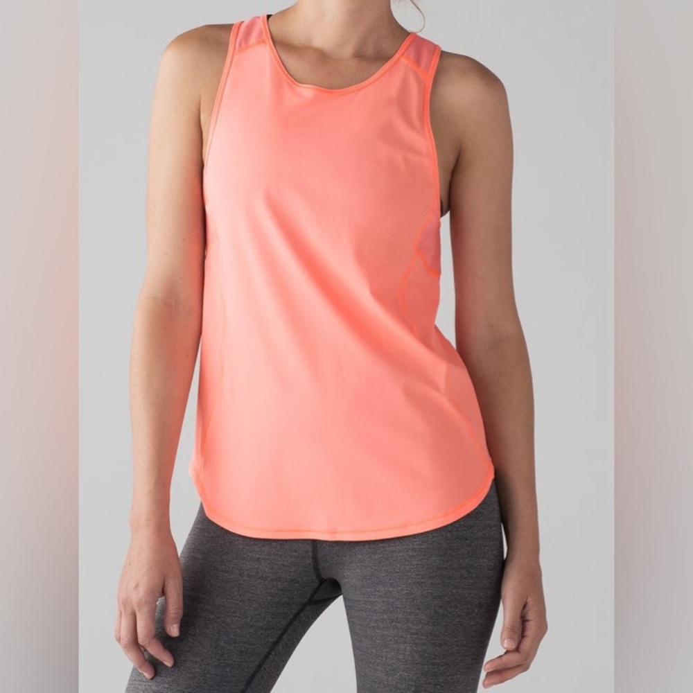 Lululemon Sculpt Tank II in Pop Orange, Women’s Size 4